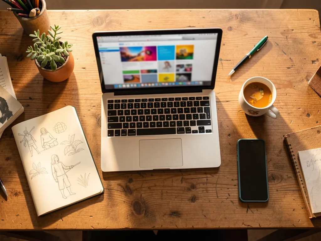 A designer's desk